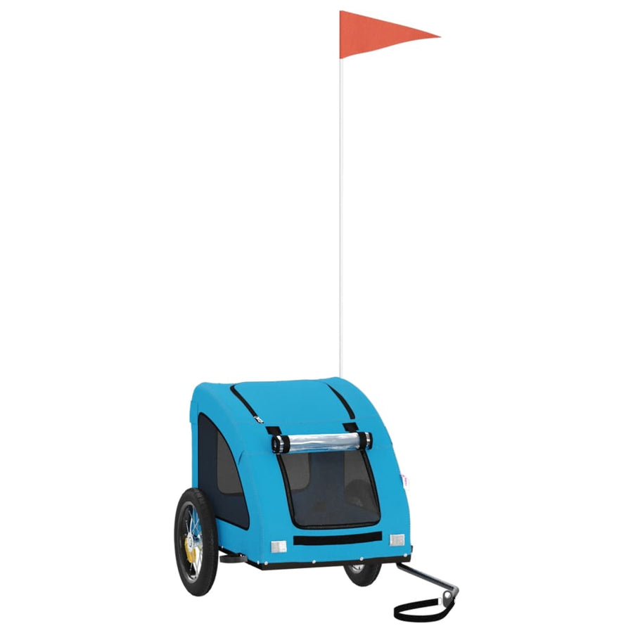 Hondenfietstrailer Oxford Stof En Ijzer 124 x 53 x 53 cm