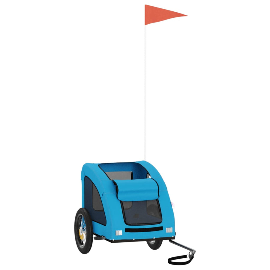 Hondenfietstrailer Oxford Stof En Ijzer 124 x 53 x 53 cm