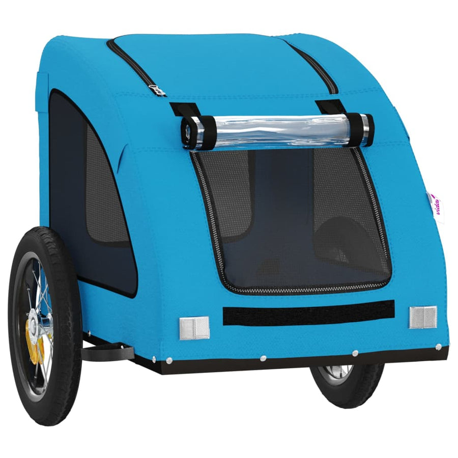 Hondenfietstrailer Oxford Stof En Ijzer 124 x 53 x 53 cm