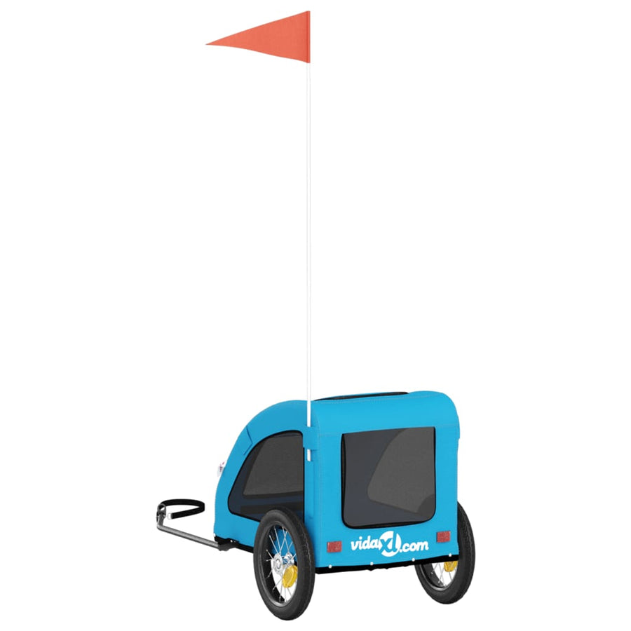 Hondenfietstrailer Oxford Stof En Ijzer 124 x 53 x 53 cm
