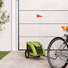 Hondenfietstrailer 124x53x53 cm groen