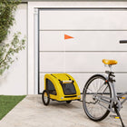Dog bike trailer oxford fabric and iron yellow