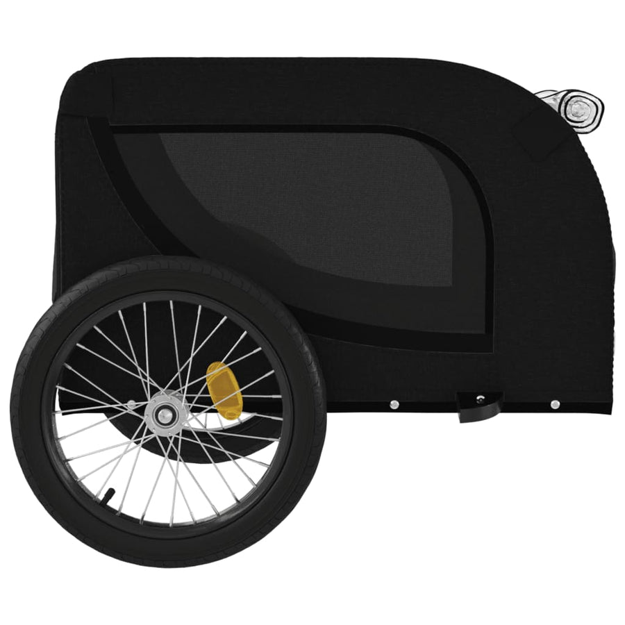 Hondenfietstrailer Oxford Stof En Ijzer 136 x 69 x 73.5 cm Zwart