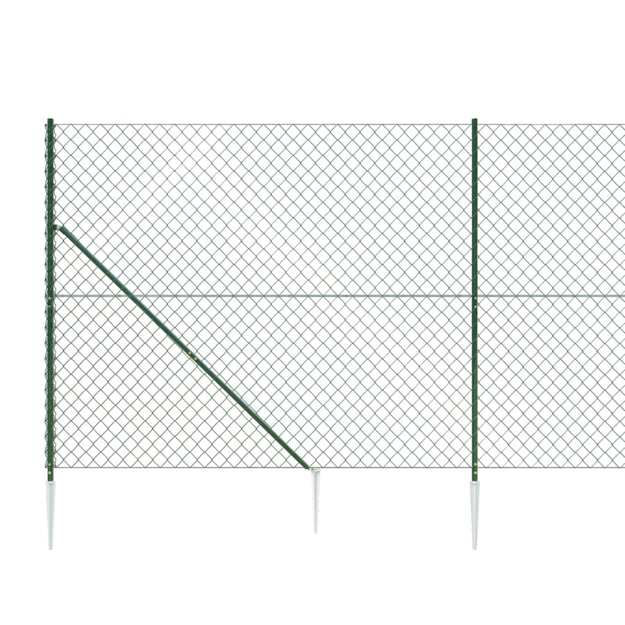 Gaashek Met Grondankers 0,8X25 M Groen