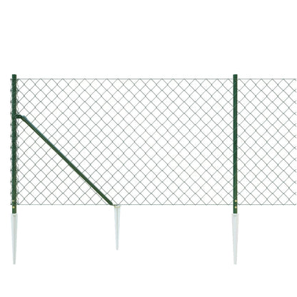 Gaashek met grondankers 1x10 m groen 1 x 25 m Groen