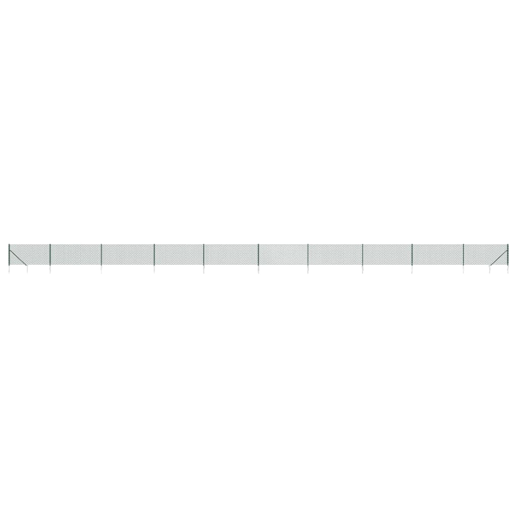 Gaashek met grondankers 1,1x25 m groen 1.1 x 25 m Groen