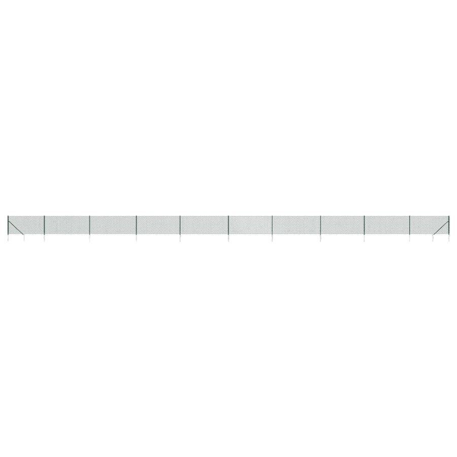 Gaashek met grondankers 1,1x25 m groen 1.1 x 25 m Groen