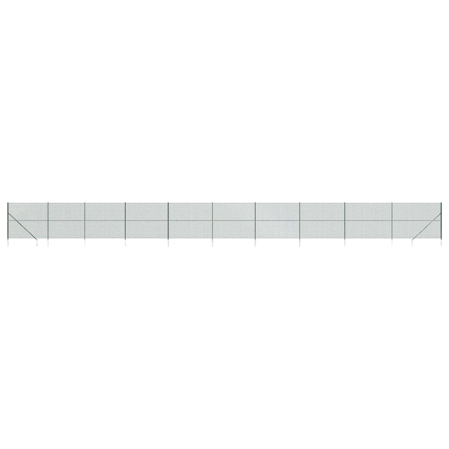 Gaashek met grondankers 1,6x25 m groen 1.6 x 25 m Groen