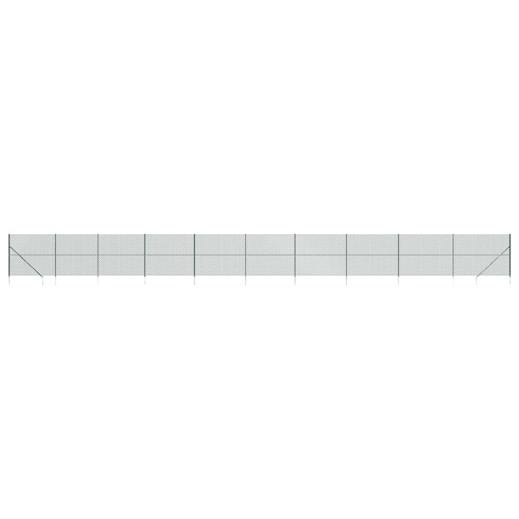 Gaashek met grondankers 2x25 m groen 2 x 25 m Groen