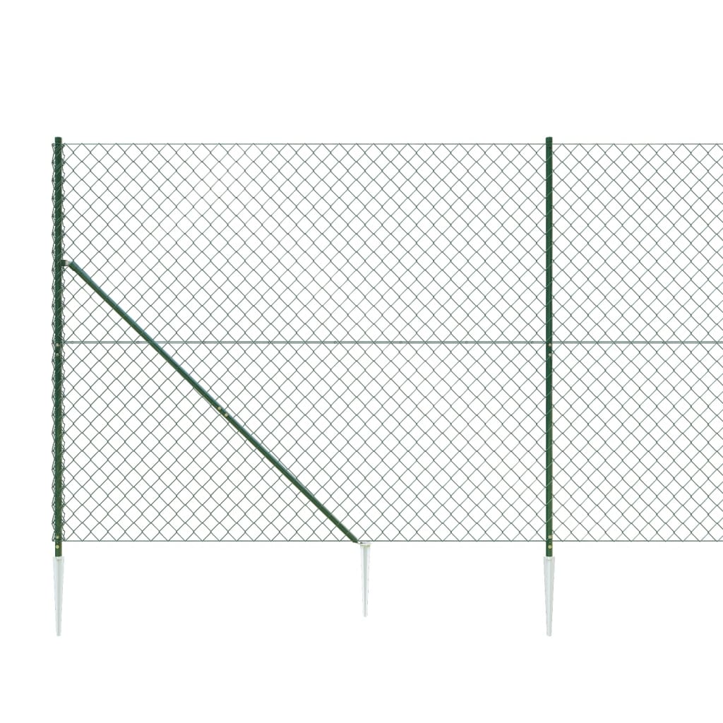 Gaashek met grondankers 2x25 m groen 2 x 25 m Groen