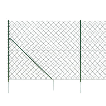 Gaashek met grondankers 2x25 m groen 2 x 25 m Groen