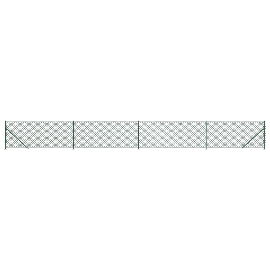 Gaashek met flens 0,8x10 m groen 0.8 x 10 m Groen