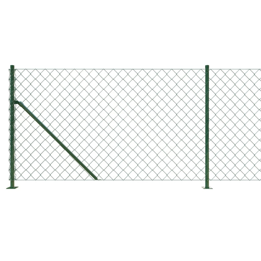 Gaashek met flens 0,8x10 m groen 0.8 x 10 m Groen