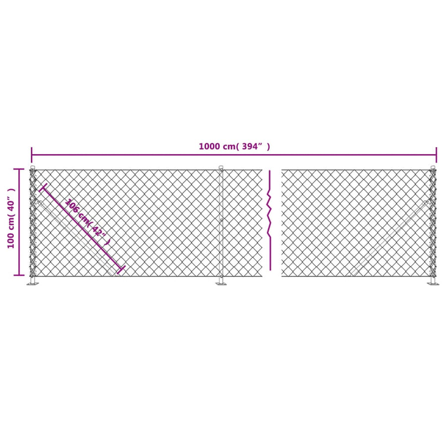 Gaashek Met Flens 1X10 M Groen