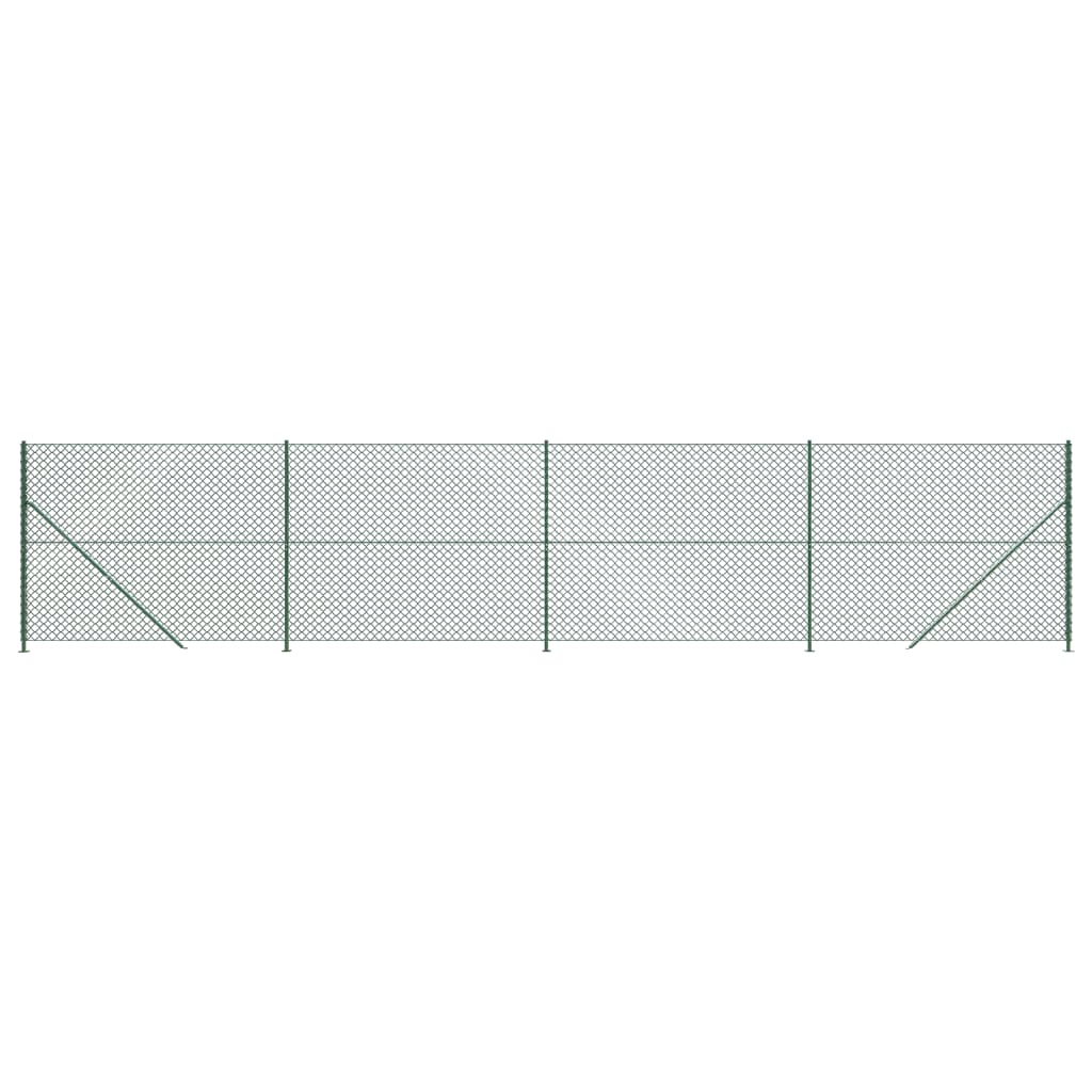Gaashek met flens 1,4x10 m groen 1.4 x 10 m Groen