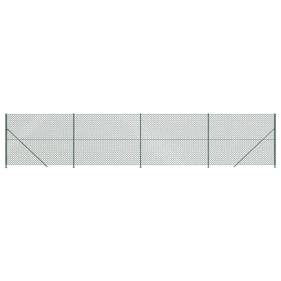 Gaashek met flens 1,4x10 m groen 1.4 x 10 m Groen