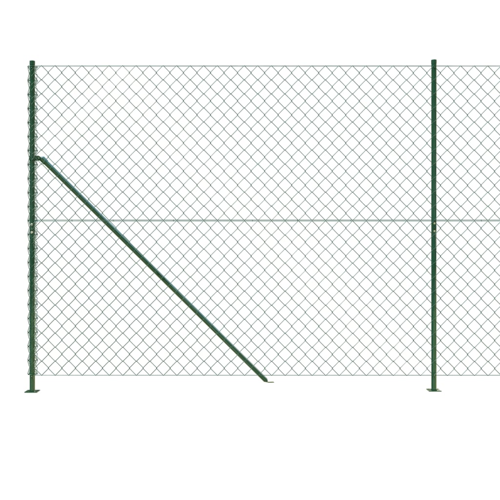 Gaashek met flens 1,4x10 m groen 1.4 x 10 m Groen