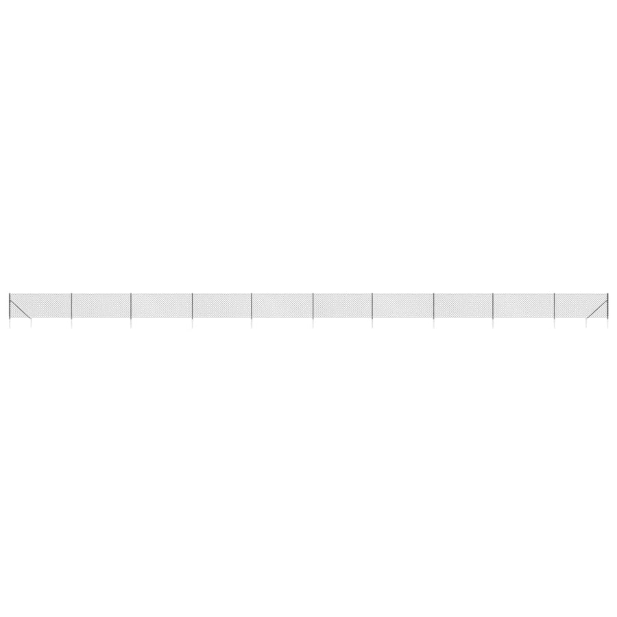 Gaashek met grondankers 0,8x25 m antracietkleurig 0.8 x 25 m Antraciet