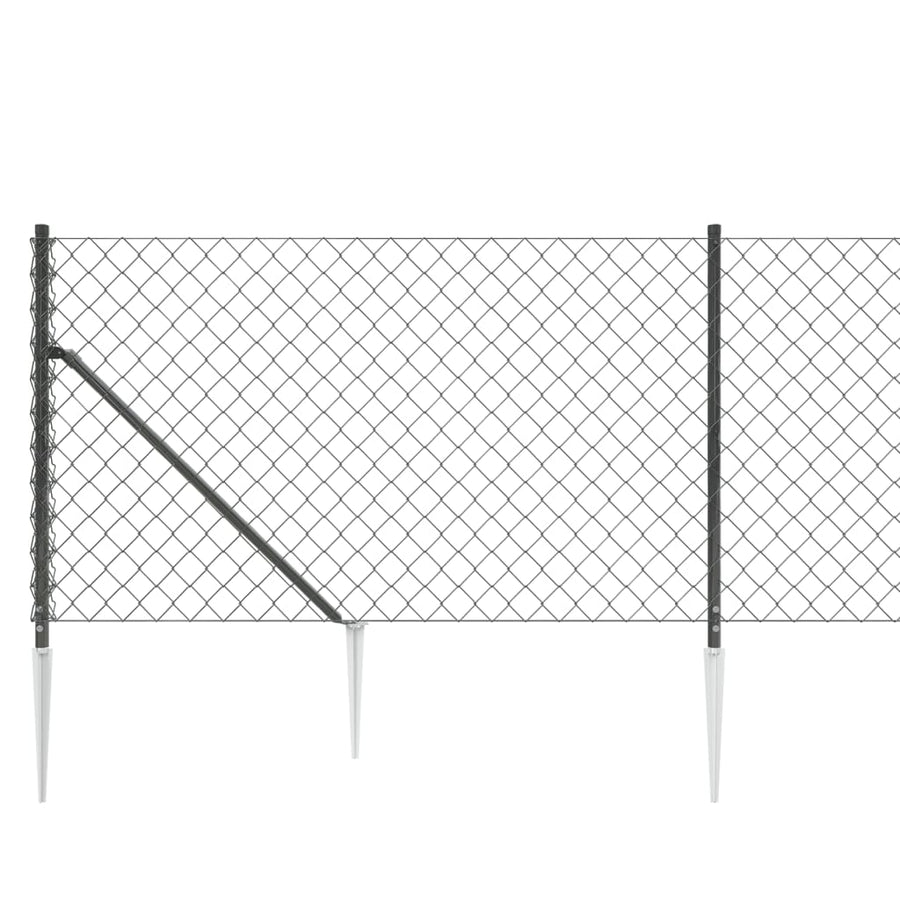 Gaashek Met Grondankers 1X25 M Antracietkleurig