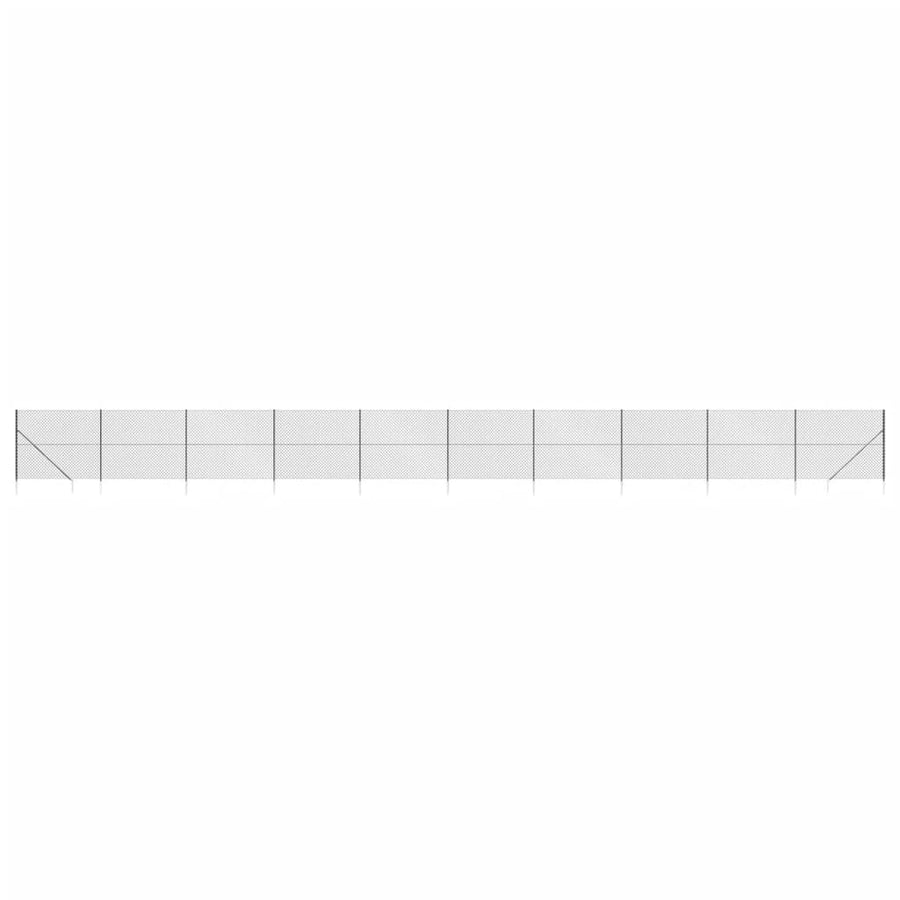 Gaashek Met Grondankers 1,6X25 M Antracietkleurig