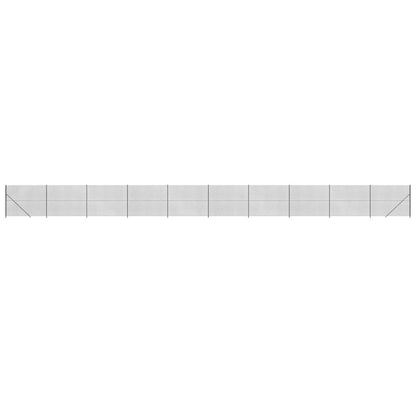 Gaashek met flens 1,4x25 m antracietkleurig 1.4 x 25 m Antraciet