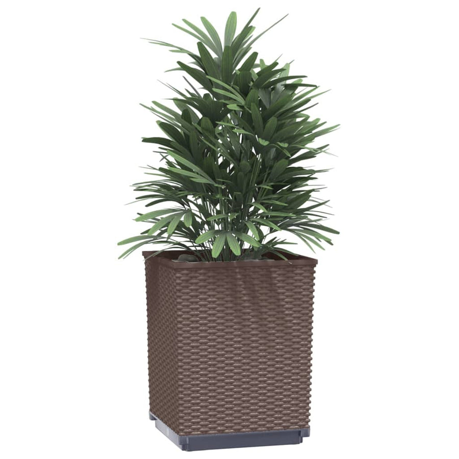 Plantenbakken 30X30X37 Cm Polypropeen 2 Bruin