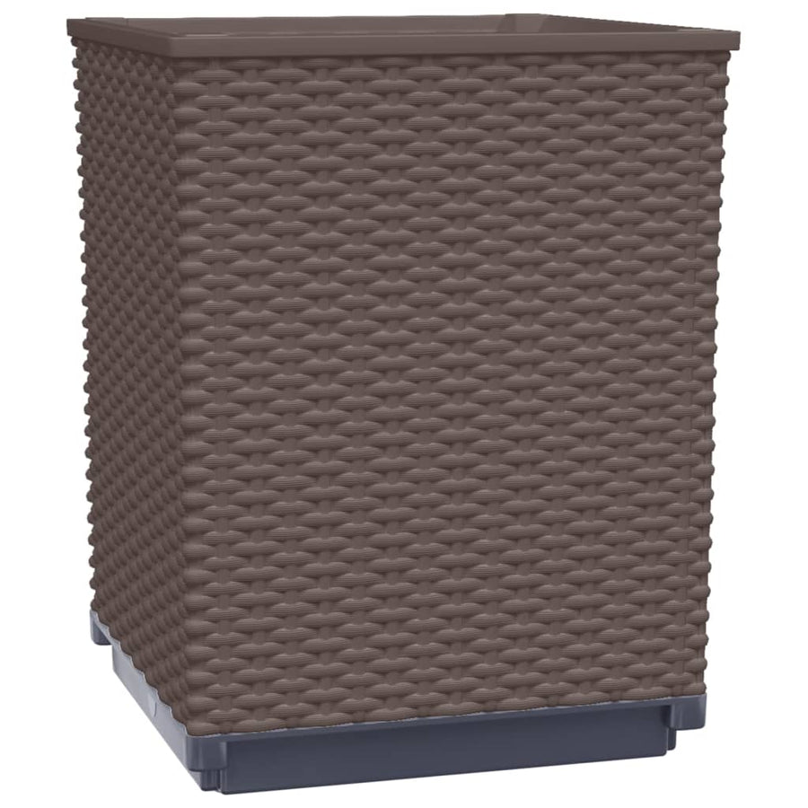 Plantenbakken 30X30X37 Cm Polypropeen 2 Bruin