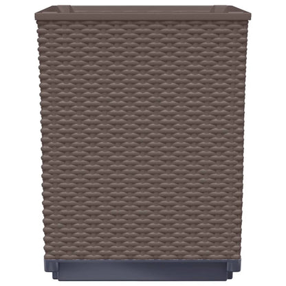 Plantenbakken 30X30X37 Cm Polypropeen 2 Bruin