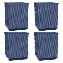 Plantenbakken 30X30X37 Cm Polypropeen 4 Blauwgrijs