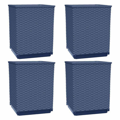 Plantenbakken 30X30X37 Cm Polypropeen 4 Blauwgrijs