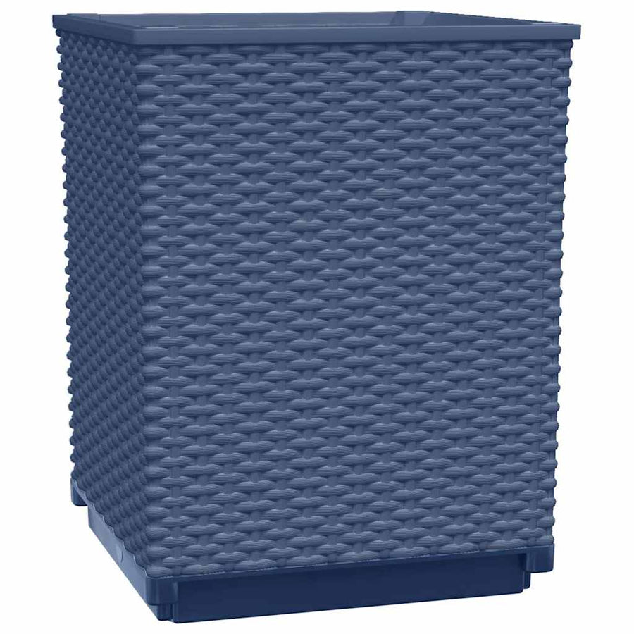 Plantenbakken 30X30X37 Cm Polypropeen 4 Blauwgrijs