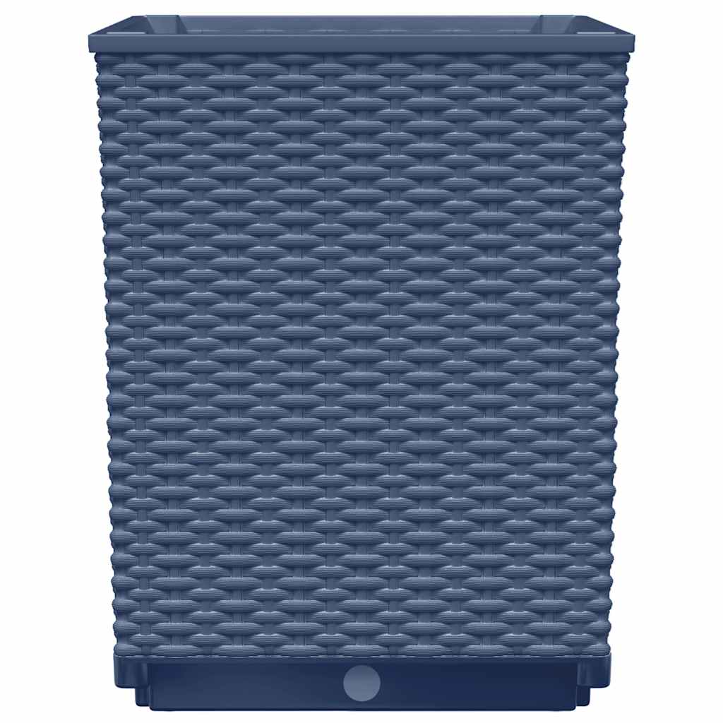Plantenbakken 30X30X37 Cm Polypropeen 4 Blauwgrijs