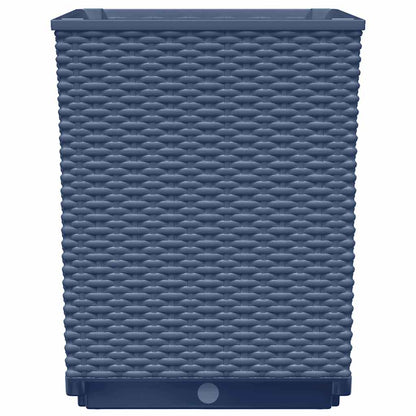 Plantenbakken 30X30X37 Cm Polypropeen 4 Blauwgrijs