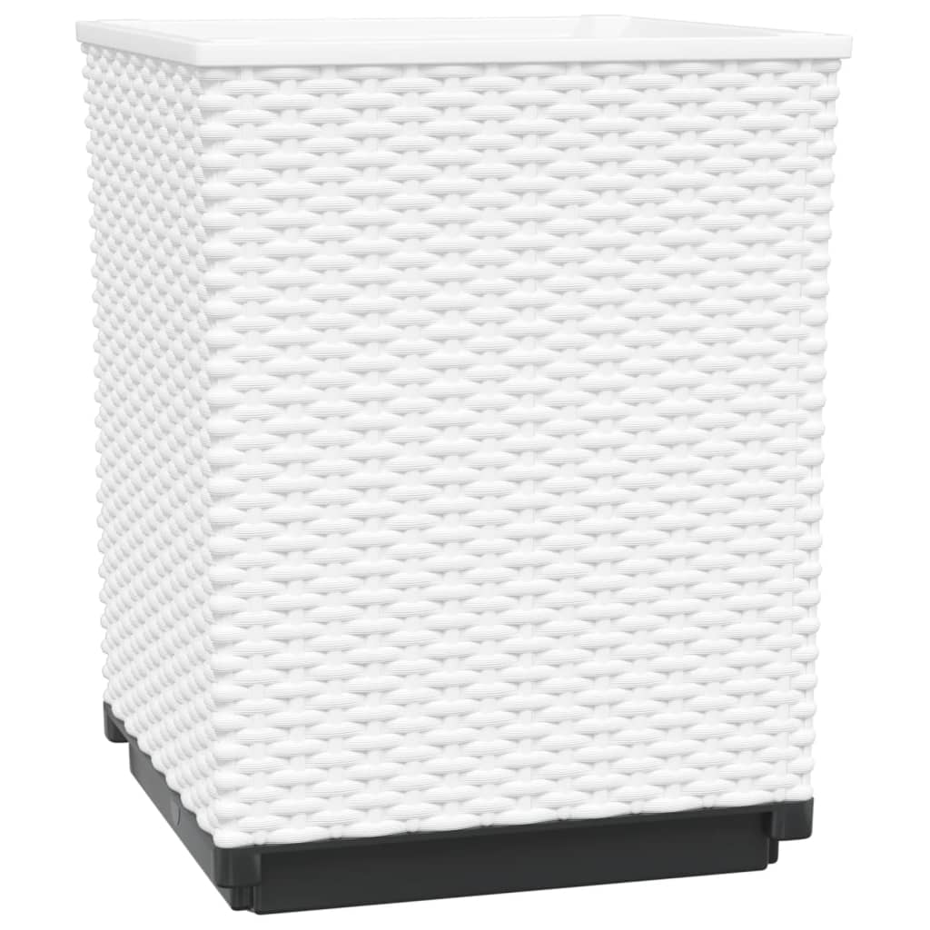 Plantenbakken 4 St 30X30X37 Cm Polypropeen Wit
