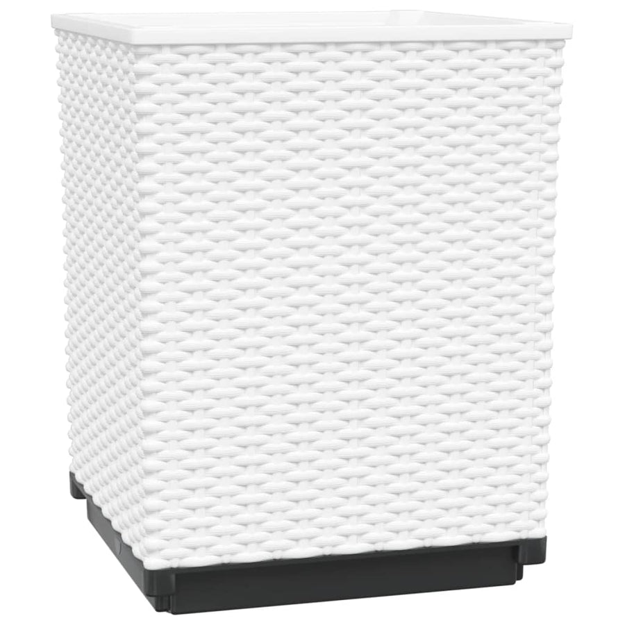 Plantenbakken 4 St 30X30X37 Cm Polypropeen Wit
