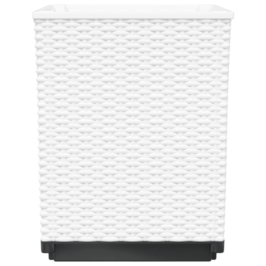 Plantenbakken 4 St 30X30X37 Cm Polypropeen Wit