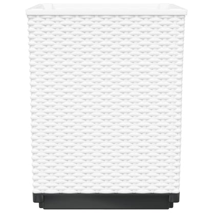 Plantenbakken 4 St 30X30X37 Cm Polypropeen Wit