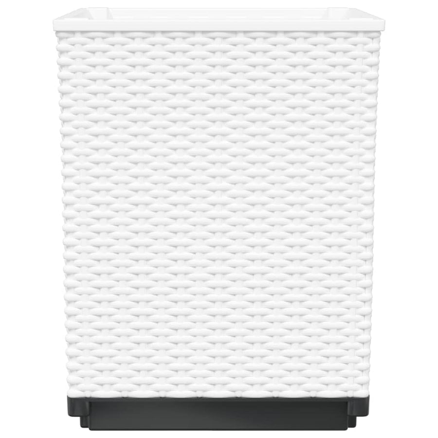 Plantenbakken 4 St 30X30X37 Cm Polypropeen Wit
