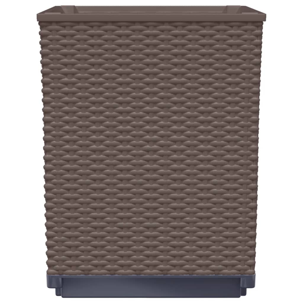 Plantenbakken 30X30X37 Cm Polypropeen 4 Bruin