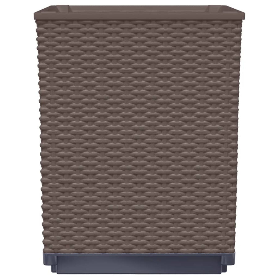 Plantenbakken 30X30X37 Cm Polypropeen 4 Bruin