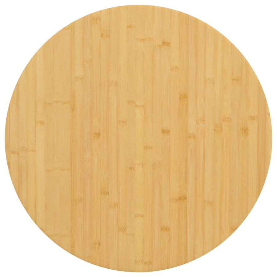 Tafelblad Ø 80X2,5 Cm Bamboe