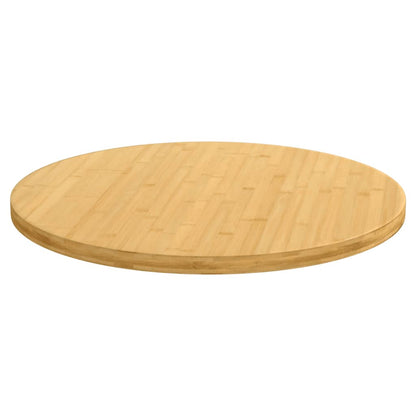 Tafelblad Ø 80X2,5 Cm Bamboe