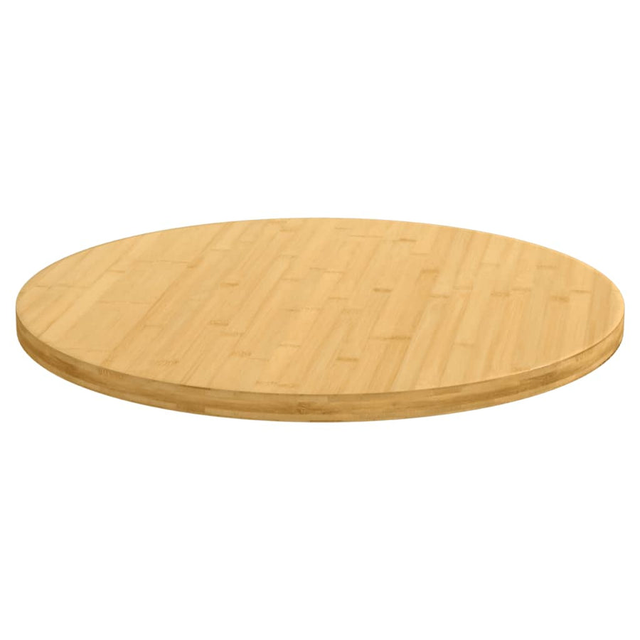 Tafelblad Ø 80X2,5 Cm Bamboe