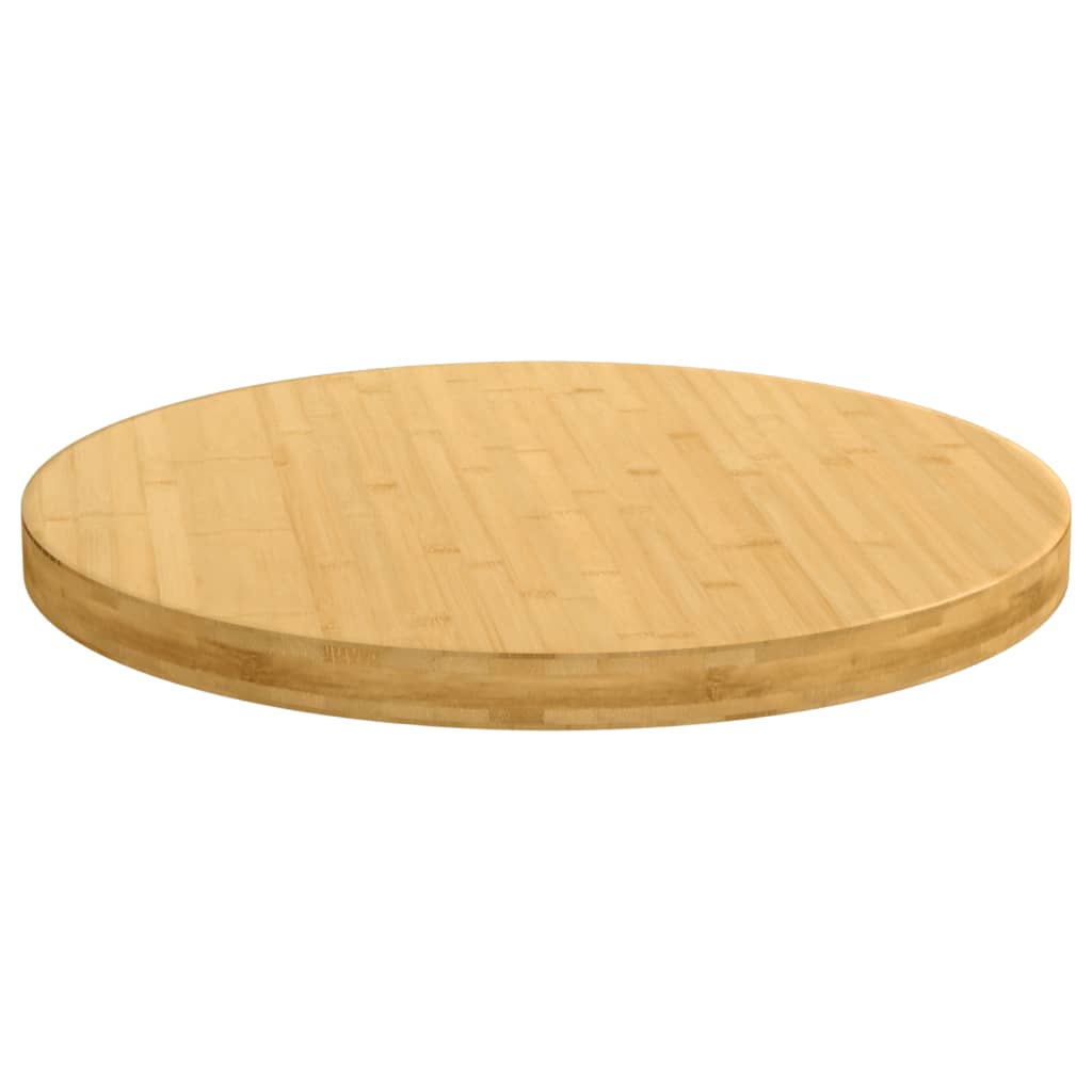 Tafelblad Ø 80X4 Cm Bamboe