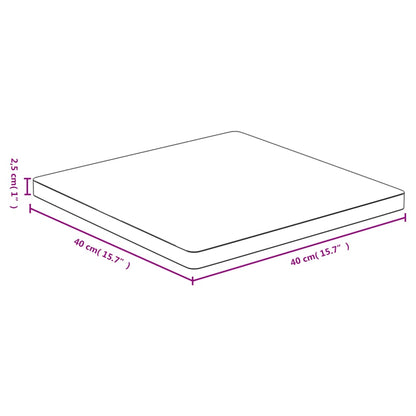 Tafelblad 40X40X2,5 Cm Bamboe