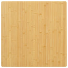 Tafelblad 80x80x2,5 cm bamboe