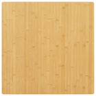 Tafelblad 90x90x2,5 cm bamboe