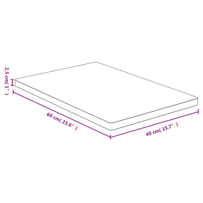 Tafelblad 40X60X2,5 Cm Bamboe 40 x 60 x 2.5 cm