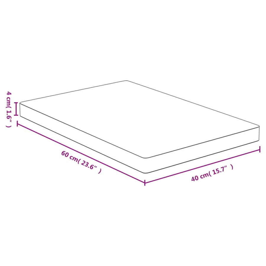 Tafelblad 40X60X4 Cm Bamboe