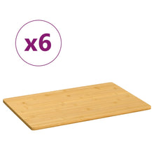Ontbijtborden 6 St 35X23X0,8 Cm Bamboe
